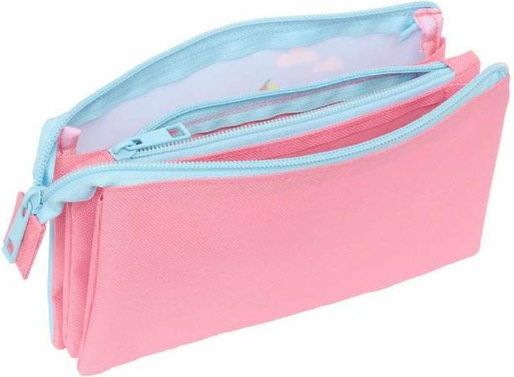 Image du produit Peppa Pig Dreifaches Mehrzweck-Etui Blau 22 X 12 X 3 Cm