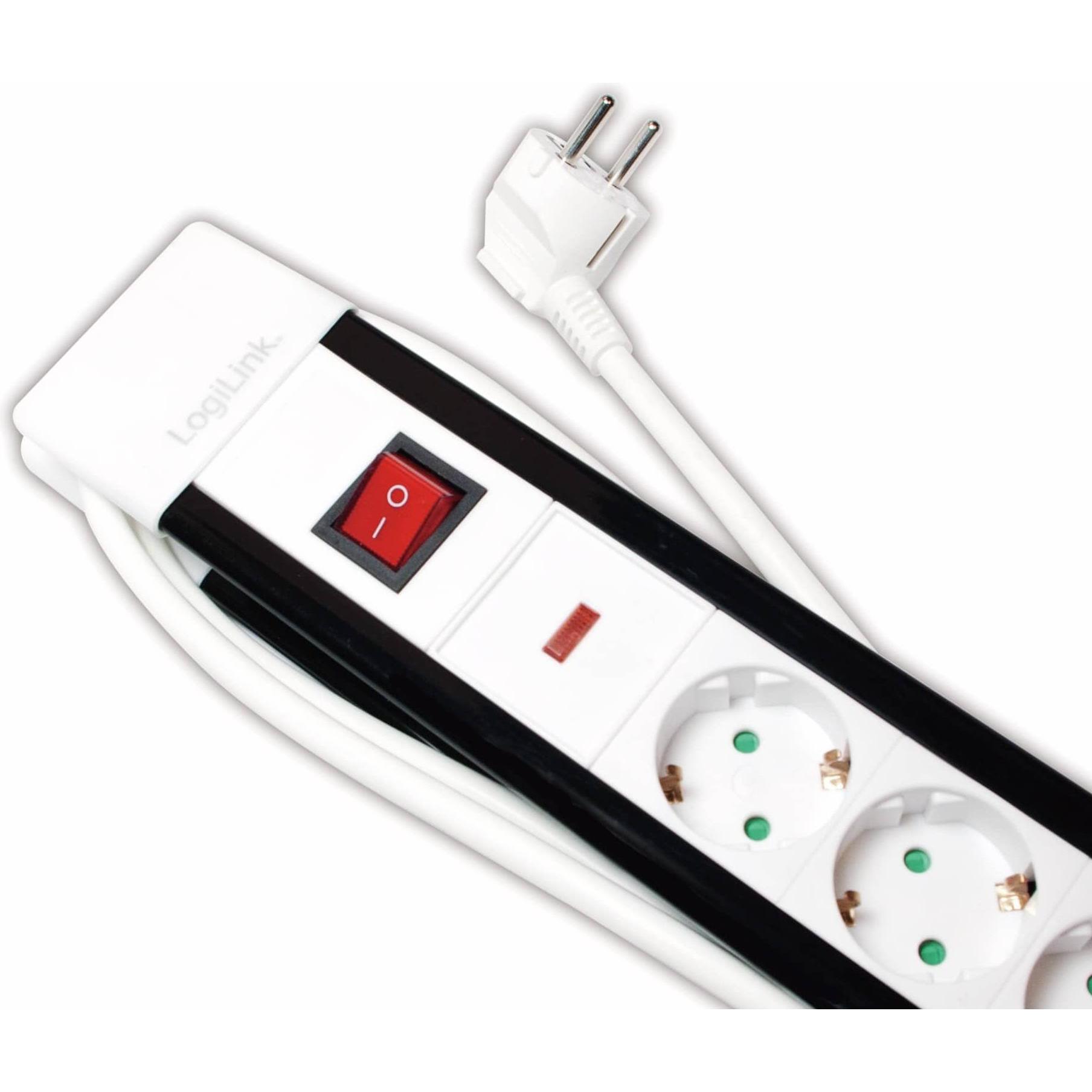 Thumbnail - LogiLink, Steckdosenleiste, Steckdosenleiste (5 x, CEE 7/3, 3 m)