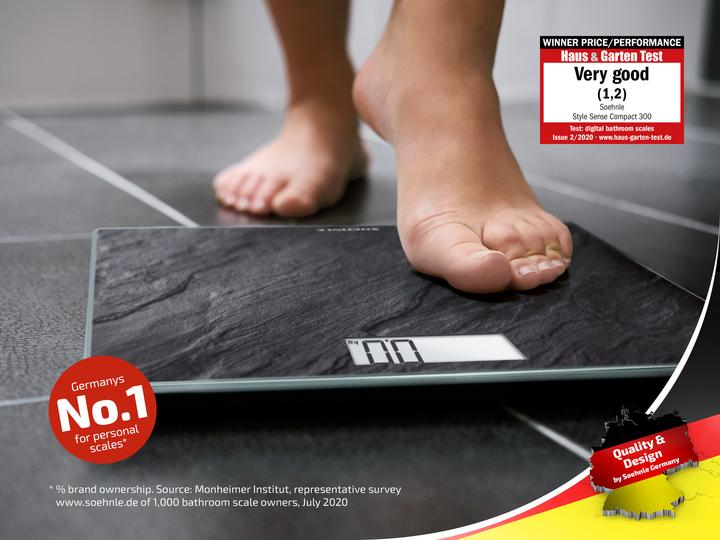 Actual product image Soehnle Style Sense Compact 300 Slate (180 kg)