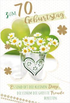 Immagine prodotto Susy Card Biglietto di auguri - 70° compleanno "G "nseblmchen"