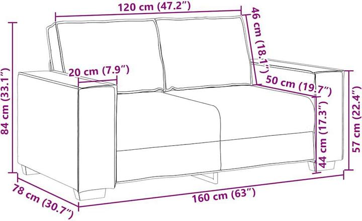Produktbild vidaXL Sofagarnitur