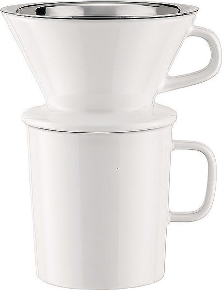 Produktbild Alessi Filterkrug Set SLOW COFFEE silberfarben
