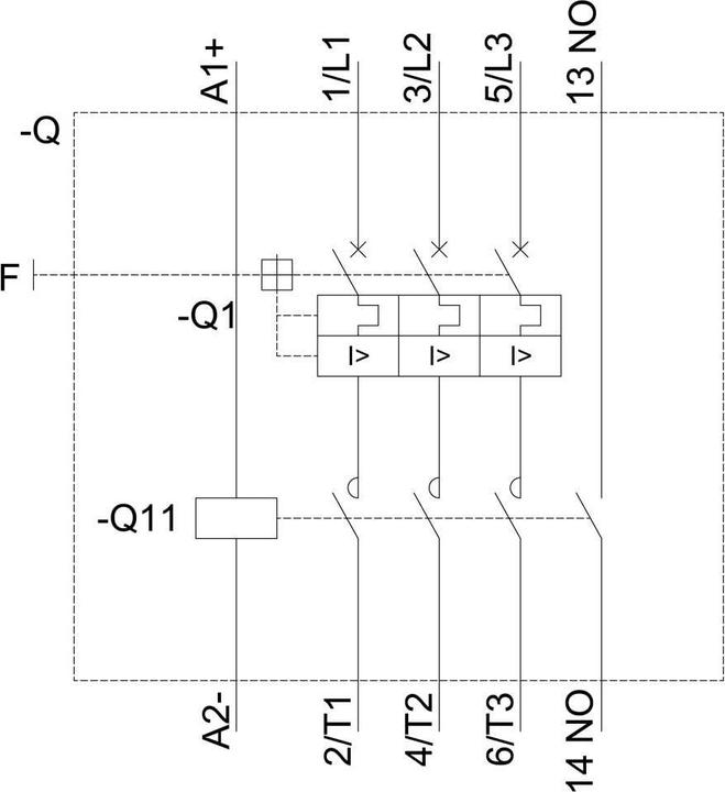 Actual product image Siemens Verbraucherabzweig 3RA2110-1HE15-1BB4