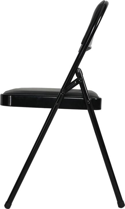 Produktbild HTI-Living Klappstuhl Wedigo Kunstleder Schwarz-Schwarz 4er-Set