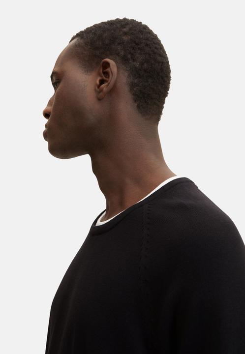 Produktbild Tom Tailor Strickpullover Pullover R-Neck (S)