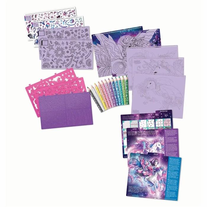 Productafbeelding Nebulous Stars Kreatives Skizzenbuch Fantasiepferde Galaxie