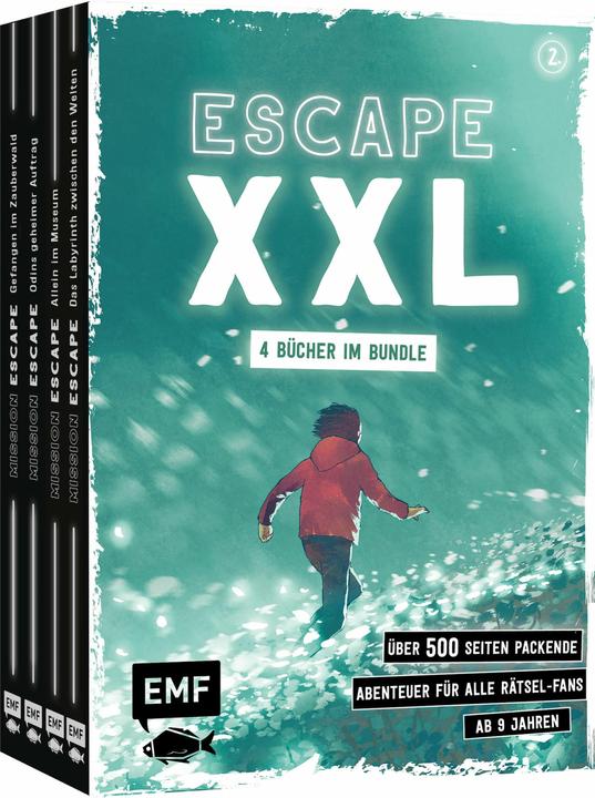 Image du produit Escape XXL Bd02 (4 Bücher im Bundle) (Allemand, Abel Oltramare, Annika Klapper, Beate Huth, Laurence Baldetti, Lylian, Marie Ducom, Natacha Godeau, Nina Goldt, Vanessa Vautier, 2023)