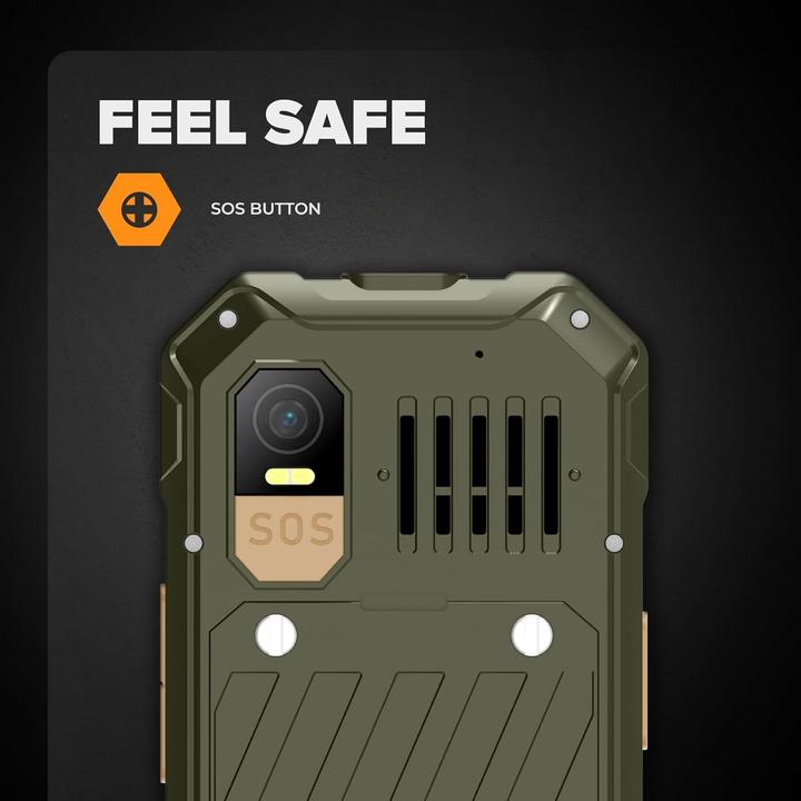 Image du produit Myphone Hammer 6 LTE vert / 2,4" / 2MP / microSD / IP68 / fonction SOS (2.40", 2 Mpx)