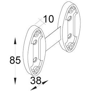 Servetto, Allestimento mobili, Piastre distanziatrici SELF SYSTEM (1 pz.)