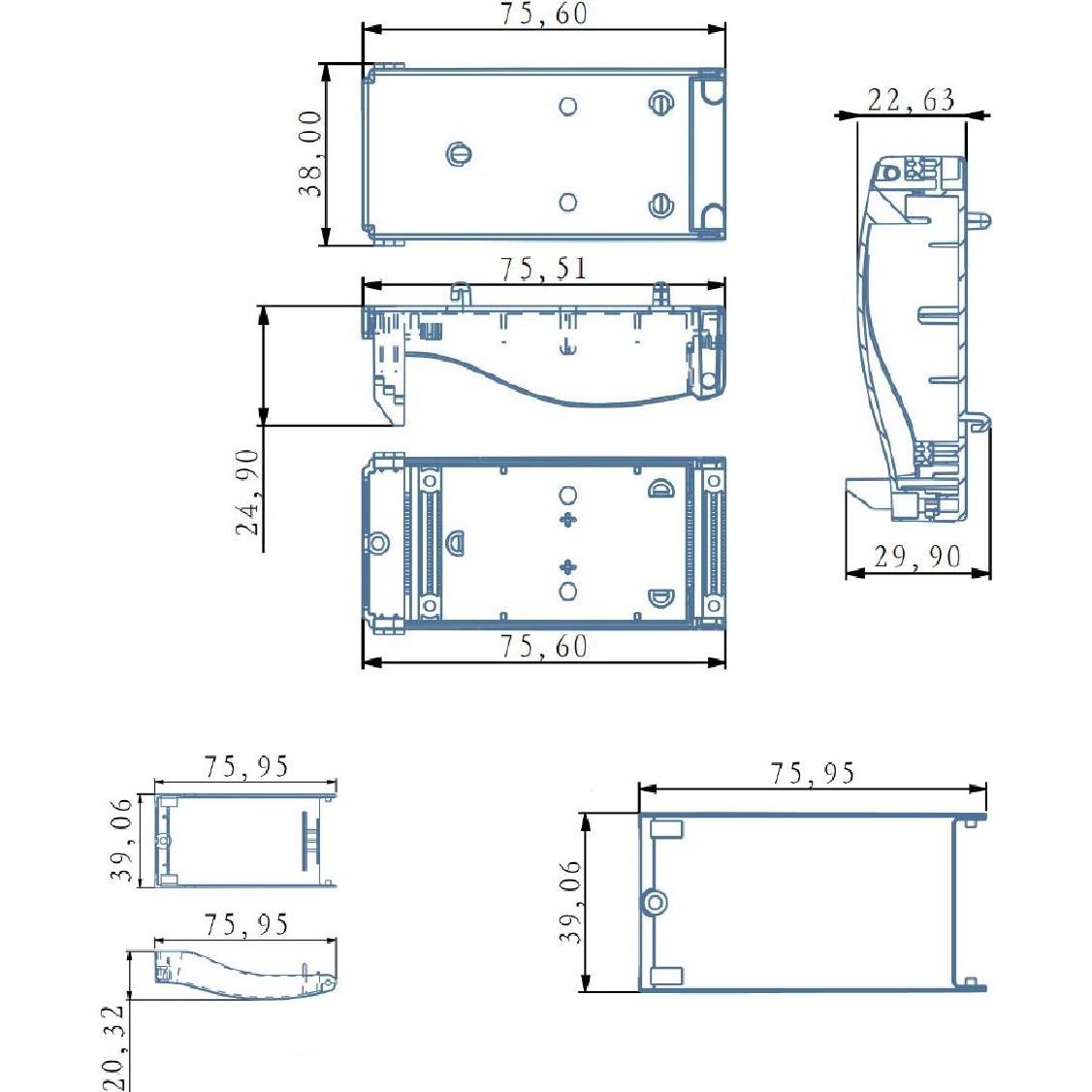 Thumbnail - Isoled, Zubehör Beleuchtung, GU10 Fassung mit Anschlussbox 2x3-polig, weiterverdrahtbar