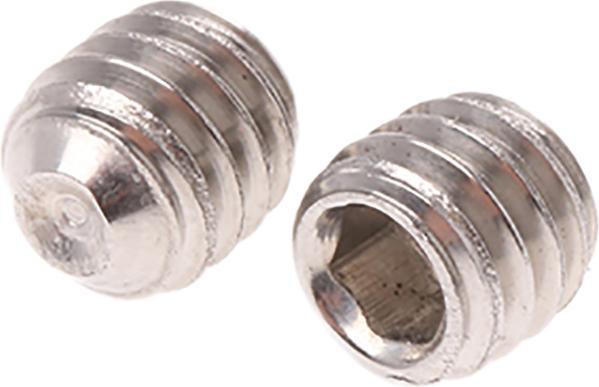 Produktbild RS PRO Madenschrauben Ringschneide A4 M4x4mm (1 Schrauben pro Stück)