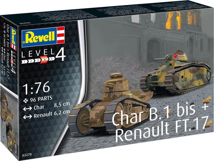 Produktbild Revell Char B.1 bis Renault FT.17