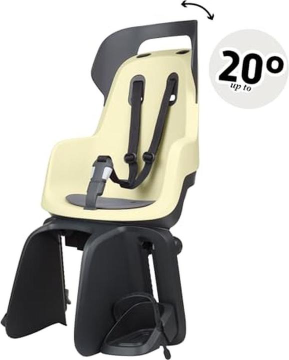 Immagine prodotto bobike Seggiolino per bicicletta Maxi Go rs â € "Con modalità sleep â €" Portapacchi - Sorbetto al limone (Portapacchi)