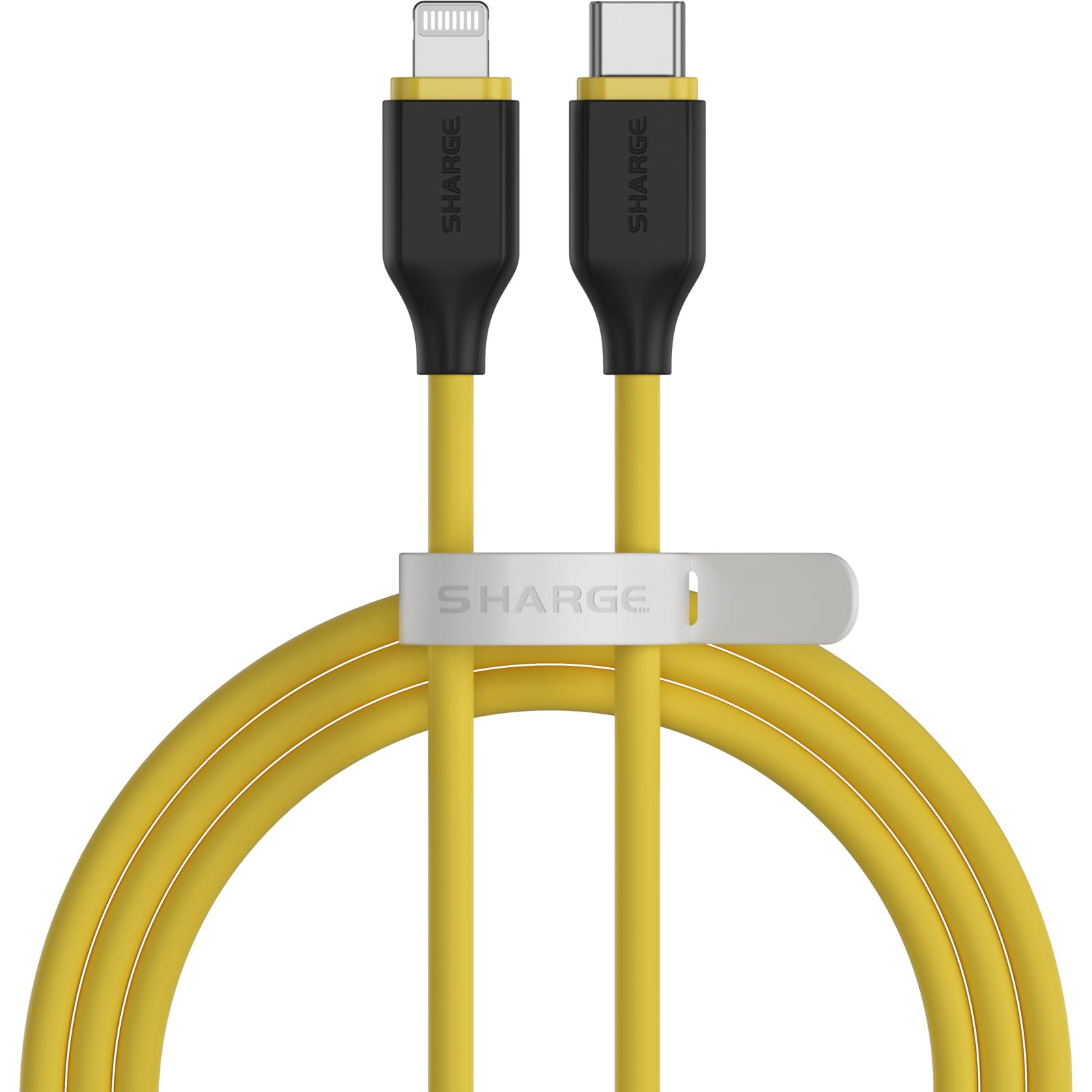 Sharge Hochelastisches Kabel (1.20 m, USB 2.0), USB Kabel
