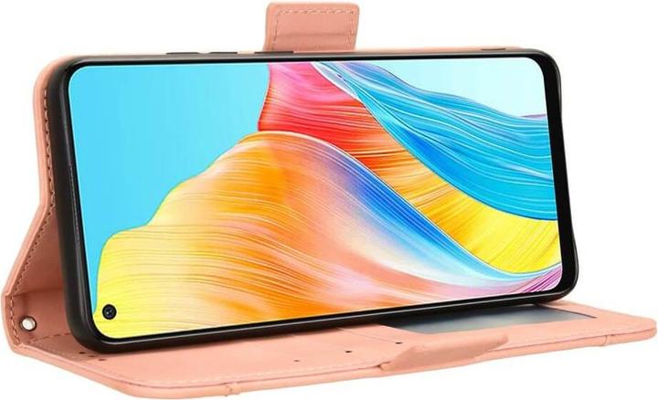 Produktbild Cover-Discount OPPO A78 4G - Etui mit vielen Kartenfächer rosa (Oppo A78)