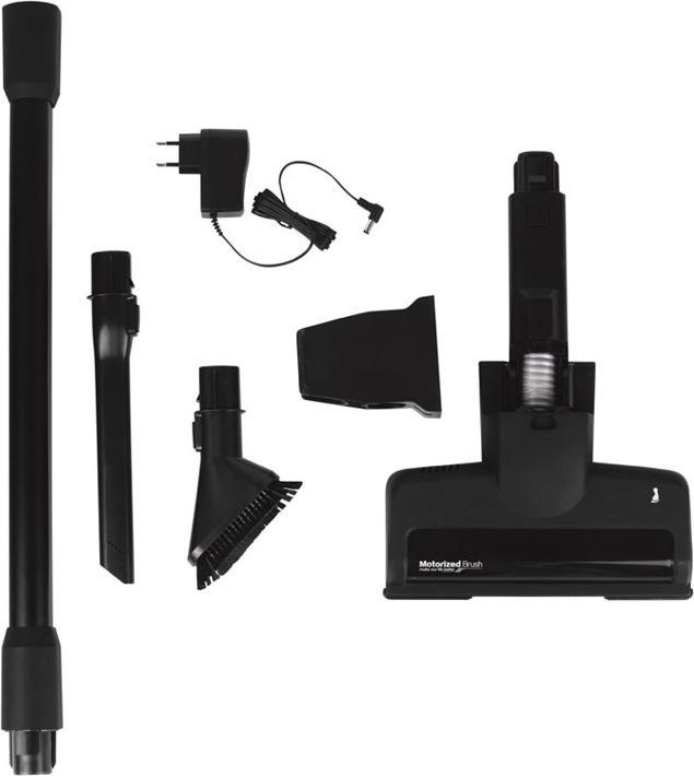 Actual product image BerlingerHaus Design cordless hoover, 220 W BLDC motor, 25.9 V Li-ION battery, black-pink gold