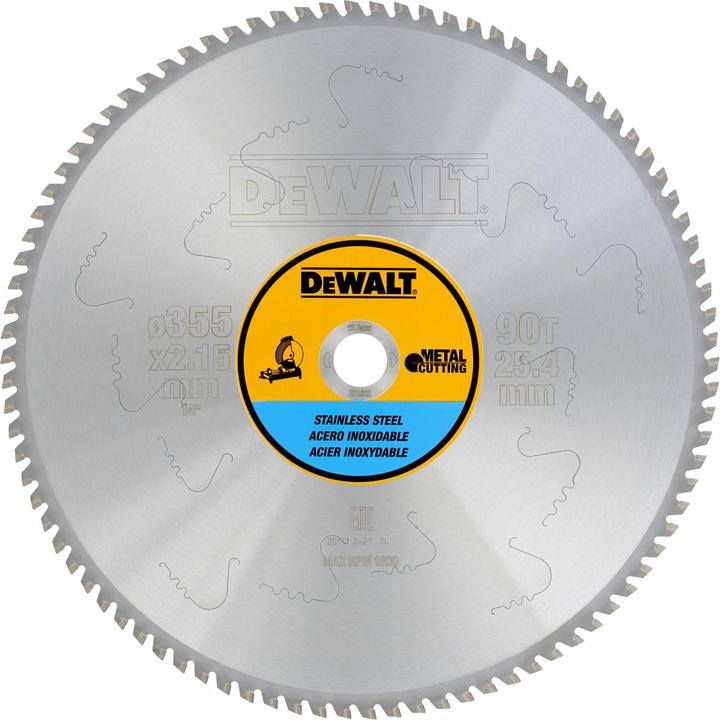 Actual product image DeWalt Ø 355mm metal circular saw blade 25.4mm