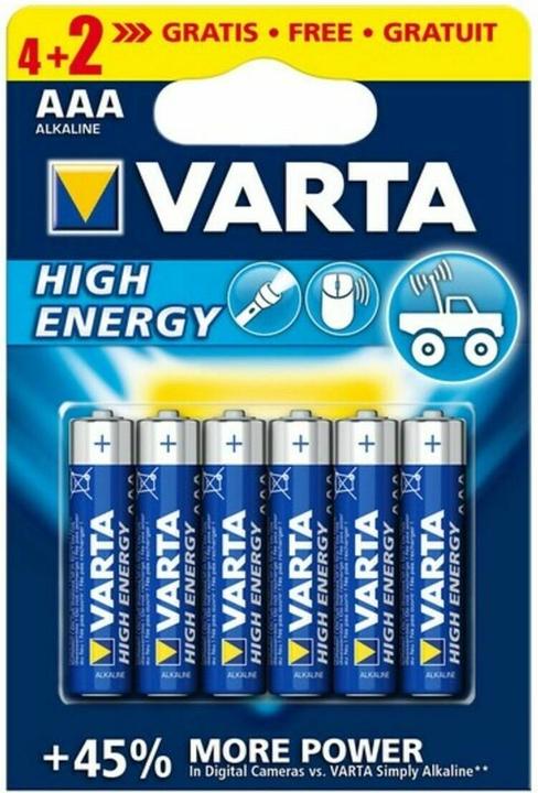 Produktbild Varta Batterie 4903121436 AAA 1 V (6 Stk., AAA)