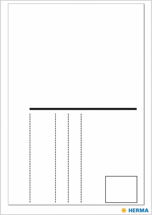 Produktbild Herma Postkarten-Etiketten
