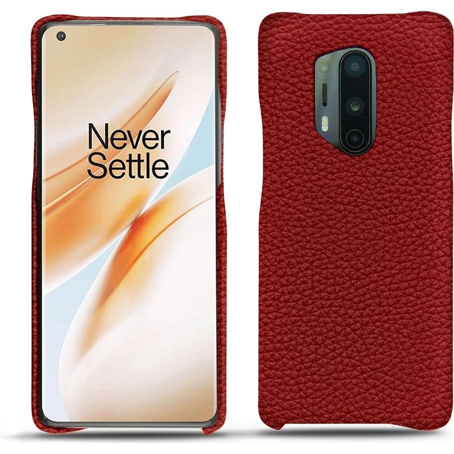 Noreve Lederschutzhülle (OnePlus 8 Pro), Smartphone Hülle, Rot