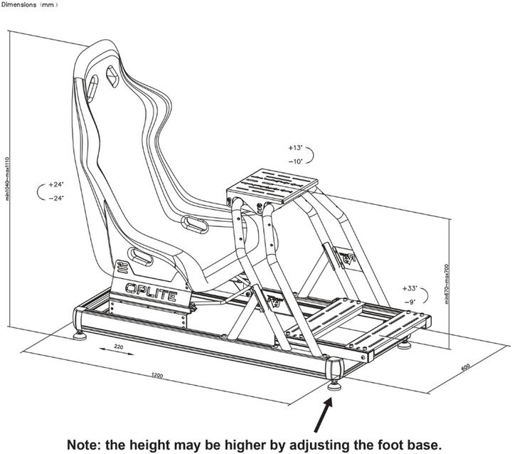 Image du produit Oplite Cockpit R8 Fury Black retail (Expédition)