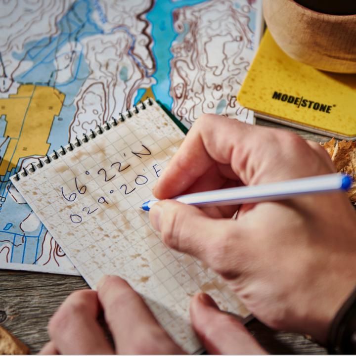 Image du produit Modestone Top Spiral 96x148mm/50, vert (Quadrillé)