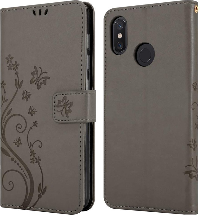 Actual product image Cadorabo Flower Book Cover (Mi 8)