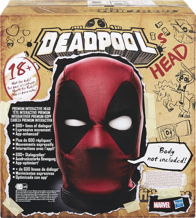 Actual product image Hasbro Deadpools Interactive Premium Head