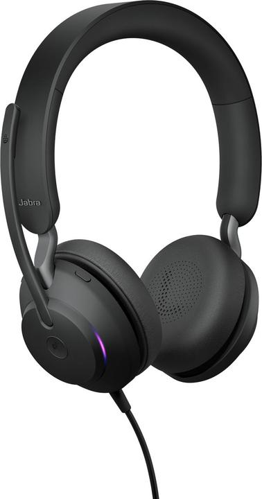 Produktbild Jabra Evolve2 40 SE Headset Wired Stirnband Anruf/Musik USB Typ-A Schwarz (Kabelgebunden, USB-A)