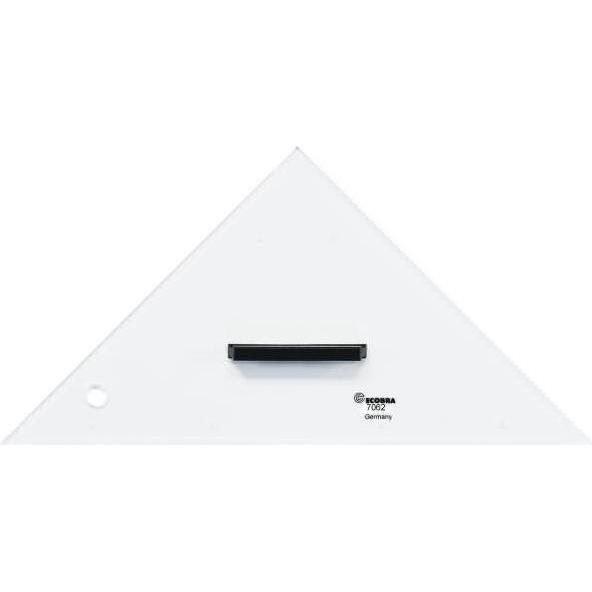 Ecobra, Lineal, Anlegedreieck 324mm transparent (324 mm)
