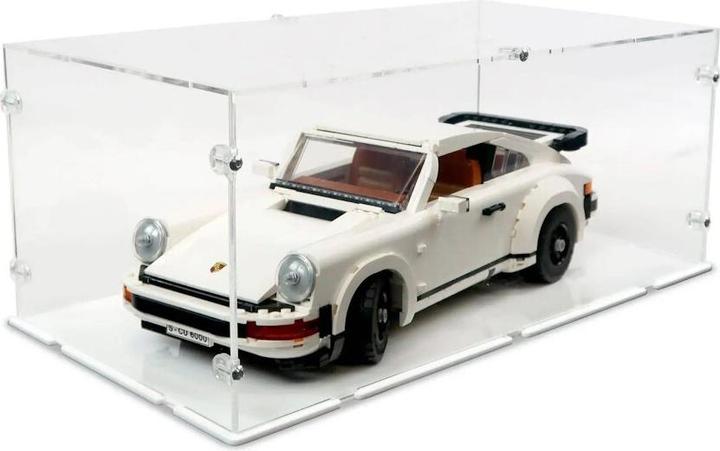 Actual product image iDisplayit Acrylic display for LEGO® 10295 Porsche 911 (With white base)