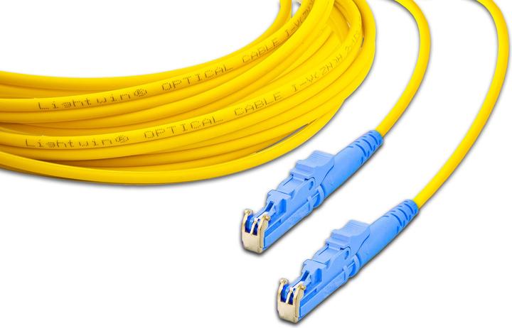 Image du produit Lightwin Câble patch à fibres optiques LSH-LSH, monomode, simplex, 2m (CAT7, 2 m)