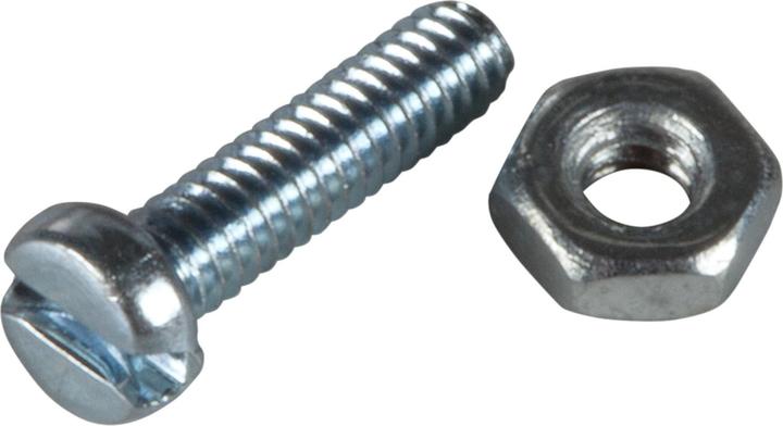 Produktbild EFB Elektronik GmbH Schraube,verzinkt mit Mutter M2x8,VPE 200, Gewindeschraube verzinnt mit Mutter M2 x 8.