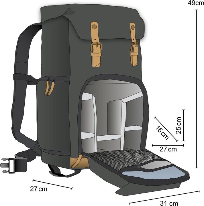Produktbild mantona Luis (Fotorucksack, 19 l)