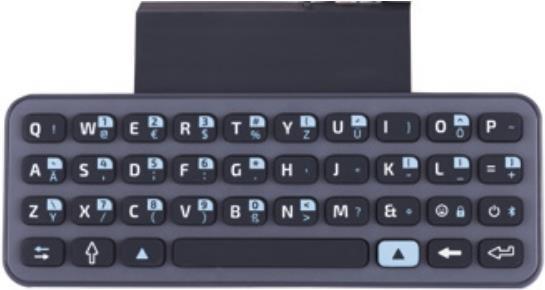 Actual product image Alcatel LUCENT ENTERPRISE ALE-10 magnetic keyboard QWERTY-QWERTZ for ALE-30h FR