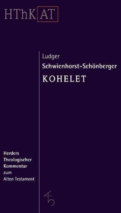 Produktbild Kohelet (Deutsch, Ludger Schwienhorst-Schönberger, 2004)