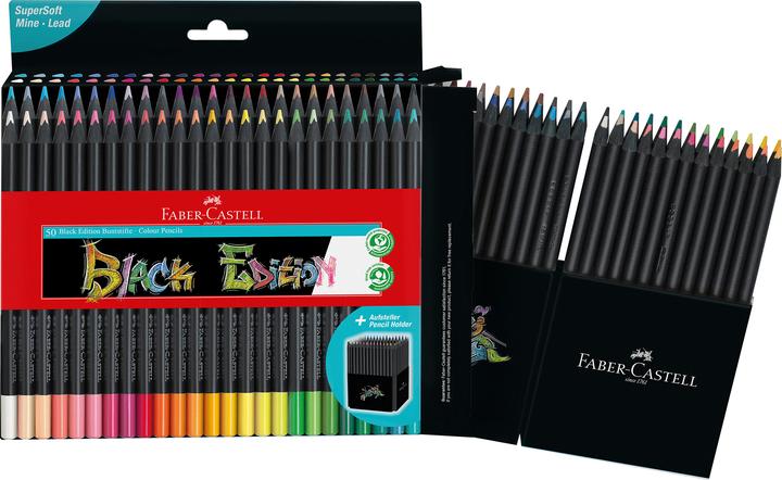Immagine prodotto Faber-Castell Black Edition (Multicolore, 50 x)