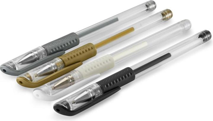 Productafbeelding Hama Classic" gelpen set van 4 (Goud, Wit, Zilver, Zwart, 4x)