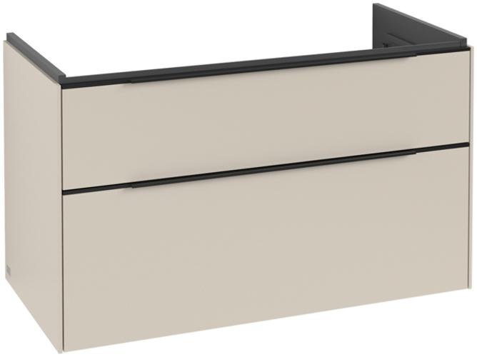 Cashmere Grey, Volcano Black