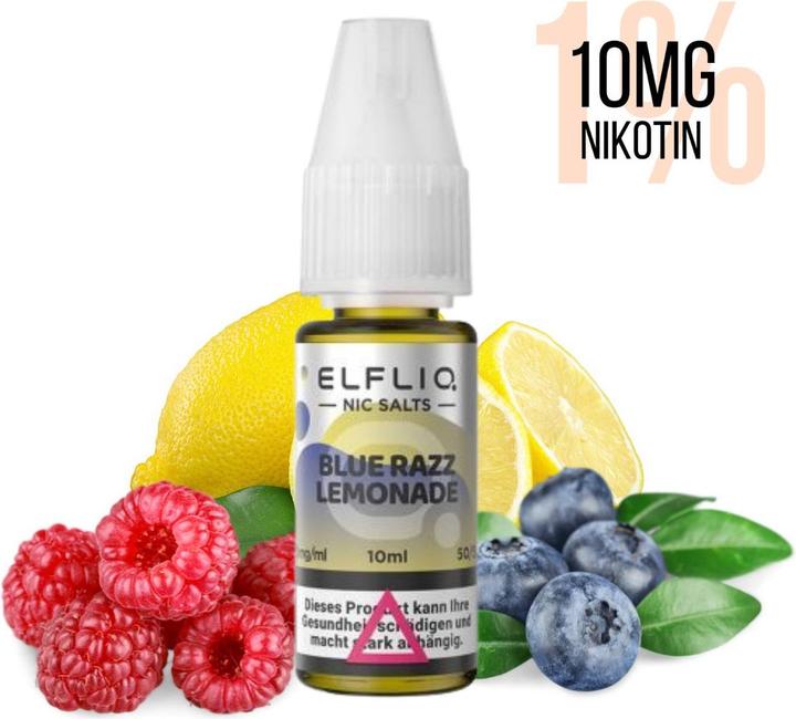 Actual product image Elfbar Elfliq (Bilberry, Raspberry)