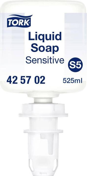 Tork Mini Vloeibare Handzeep voor de gevoelige huid S5 Allergievriendelijk 8 x 525 ml 425702 (Liquid soap, 525 ml)