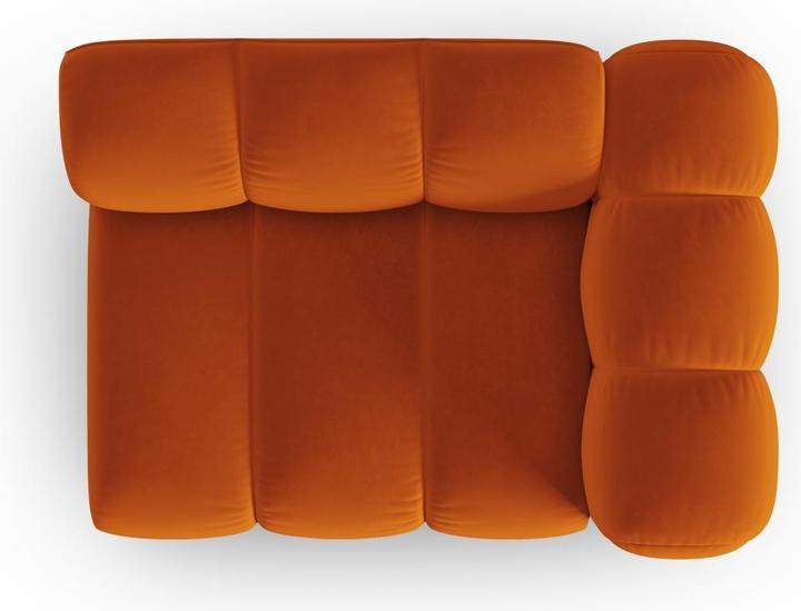 Actual product image Micadoni Velvet Modul Right, "Lupine", 1 Seat, 115x95x70Made in Europe (1-seater, Modular sofa)