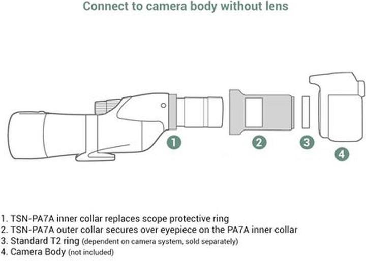 Actual product image Kowa Camera Adapter TSN-PA7
