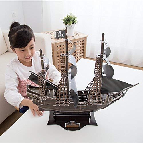 Actual product image Cubicfun Puzzle 3D Pirate and ship Queen Anne (155 pieces)