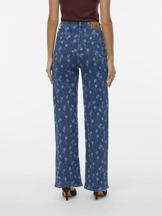 Actual product image Vero Moda VMTESSA Hohe Taille Weiter Beinschnitt Jeans Weit geschnitten (30)