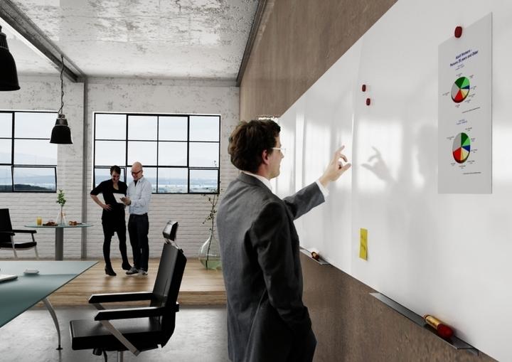 Actual product image Rocada Modular whiteboard system Skin (1000 x 1500 mm)