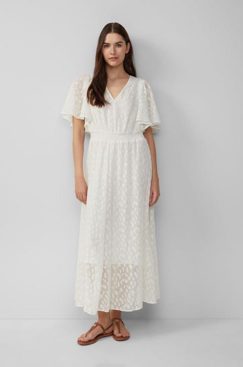 Produktbild S.Oliver Kleid Festliches Maxikleid aus Struktur-Chiffon mit gesmokter Taille (36)