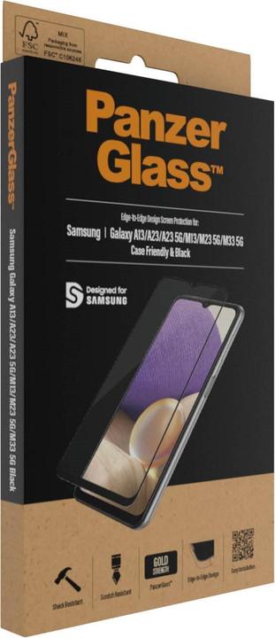 Productafbeelding PanzerGlass Schermbeschermer Gevalvriendelijk (1 Stuk, Samsung Galaxy M33)