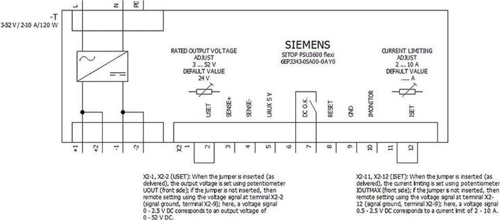 Produktbild Siemens 6EP3343-0SA00-0AY0Stromversorgung SITOP PSU3600 flexi 1-p