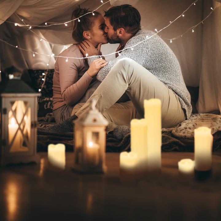Actual product image Relaxdays LED candles (6x)